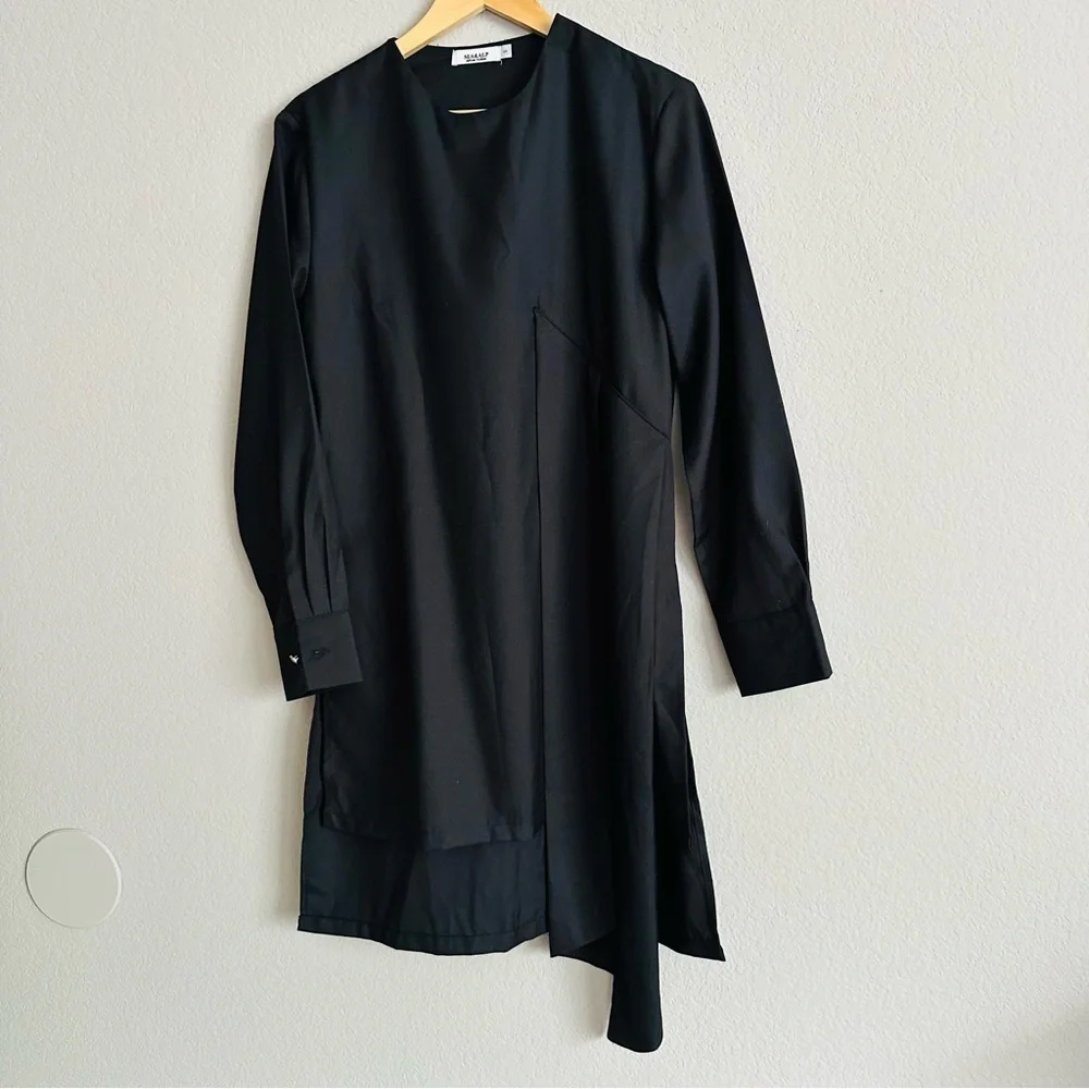 SEA&ALP Men's Fashion Clothes African  Long Sleeve Casual Outfits Blouse Pockets